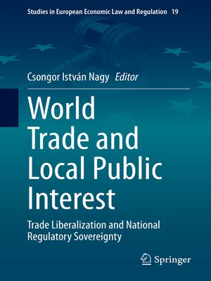 cover image of World Trade and Local Public Interest